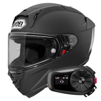 Integral Shoei X-SPR Pro Matt Black + Kit Bluetooth 5S Solo