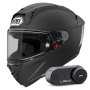 Casque Integral Shoei X-SPR Pro Matt Black + Bluetooth-Kit Lokui K30