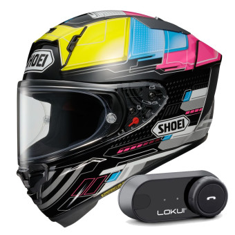 Integral Shoei X-SPR Pro Proxy TC-11 + Kit Bluetooth Lokui K30
