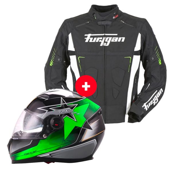 Integral Torx Clint Pilot Black Green Fluo + Vortex Black White Green