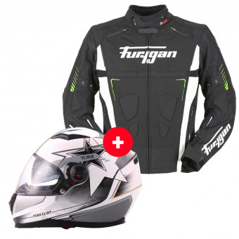 Integral Torx Clint Pilot White Black + Vortex Black White Green