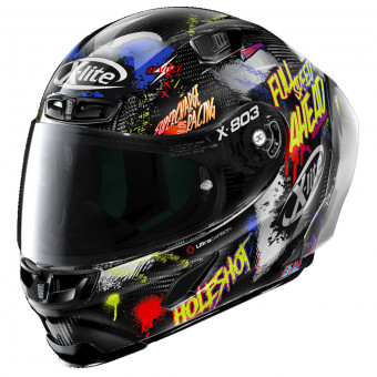 Casque Integral X-lite X-803 RS Carbon Holeshot Blue 34 Casque Integral X-lite X-803 RS Carbon Holeshot Blue 34