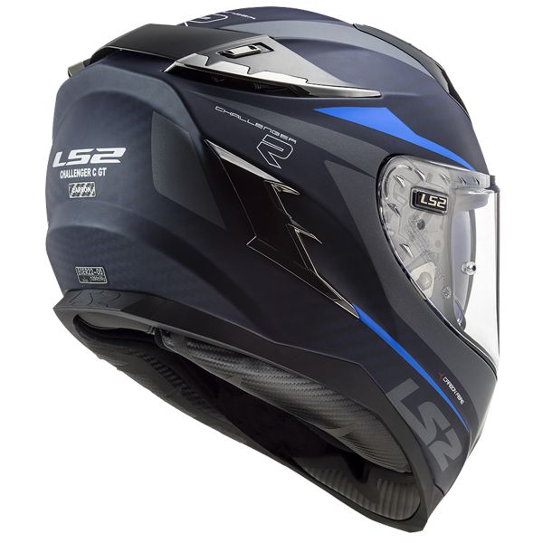 LS2 Challenger C Drone Matt Blue FF327