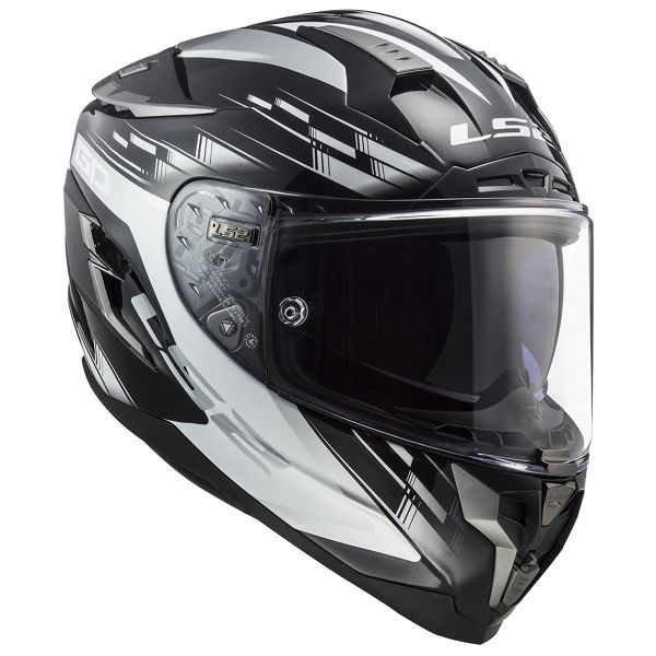 Integral LS2 Challenger GP Black White FF327