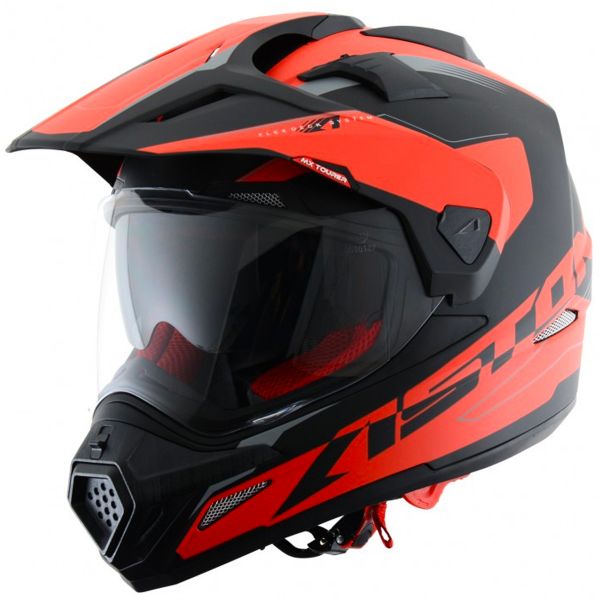 Integral Astone Cross Tourer Adventure Matt Black Red Integral Astone Cross Tourer Adventure Matt Black Red