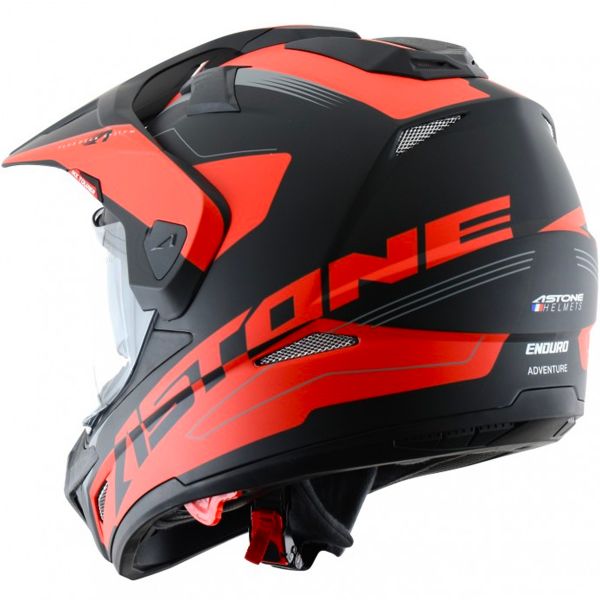 Astone Cross Tourer Adventure Matt Black Red