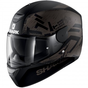 Casque Integral Shark D-Skwal Hiwo Mat KAK Casque Integral Shark D-Skwal Hiwo Mat KAK