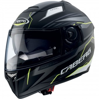 Integral Caberg Ego Quartz Matt Black Yellow Fluo