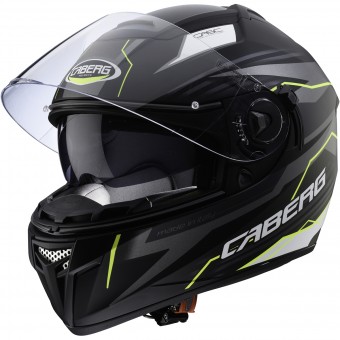 Caberg Ego Quartz Matt Black Yellow Fluo