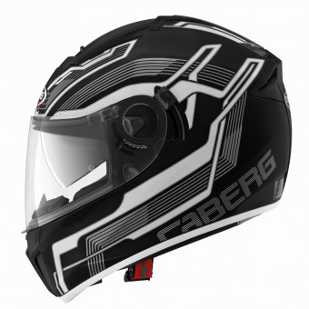 Integral Caberg Ego Streamline Matt Black White