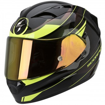 Casque Integral Scorpion Exo 1200 Air Fulmen Black Neon Fluo Casque Integral Scorpion Exo 1200 Air Fulmen Black Neon Fluo
