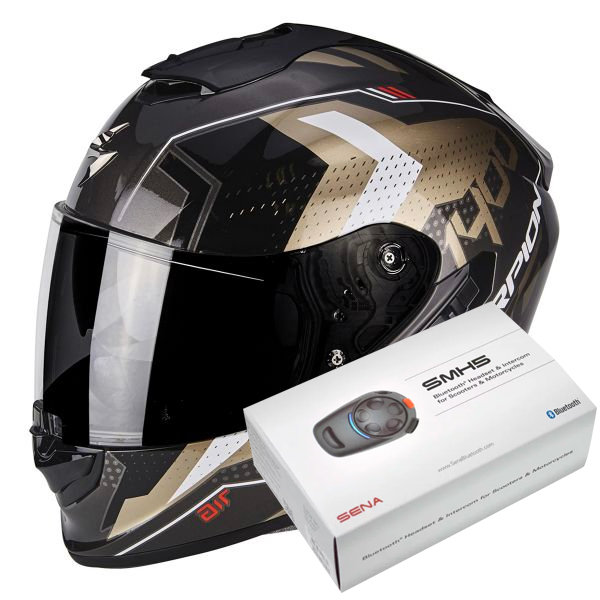 Scorpion Exo 1400 Air Trika Gold Black