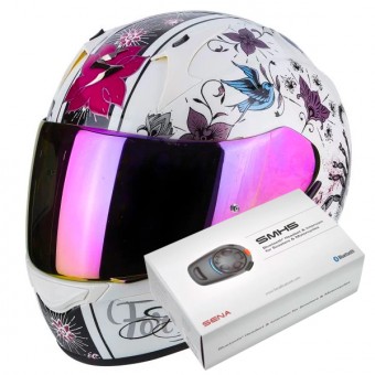 Casque Integral Scorpion Exo 390 Chica Pearl White Black Casque Integral Scorpion Exo 390 Chica Pearl White Black