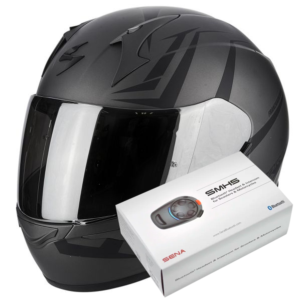 Integral Scorpion Exo 390 Hawk Matt Dark Silver Black