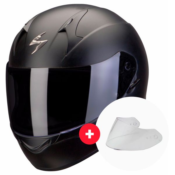 Ausr�stungspakete Scorpion Exo 390 Matt Black + Visier