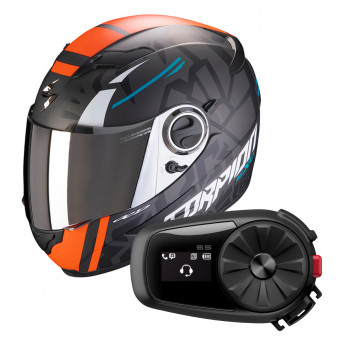 Integral Scorpion Exo 490 Rok II Replica + Kit Bluetooth Sena 5S Solo