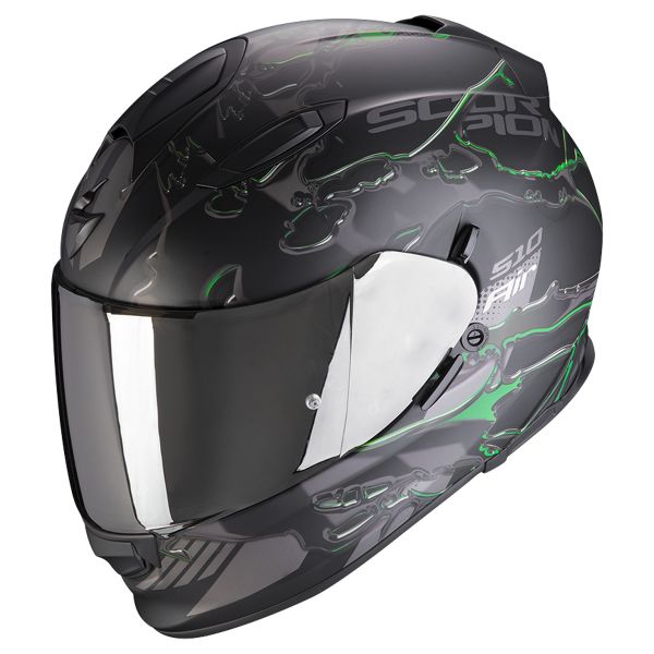 Integral Scorpion Exo 510 Air Likid Matt Black Green