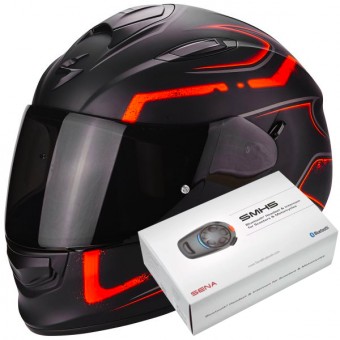 Scorpion Exo 510 Air Radium Matt Black Orange