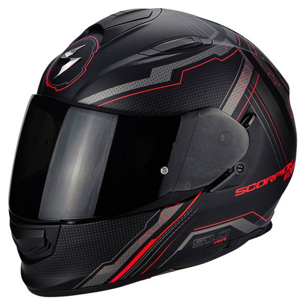 Integral Scorpion Exo 510 Air Sync Matte Black Neon Red