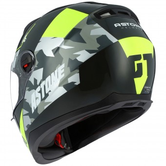 Astone GT2 Matt Army Black Yellow