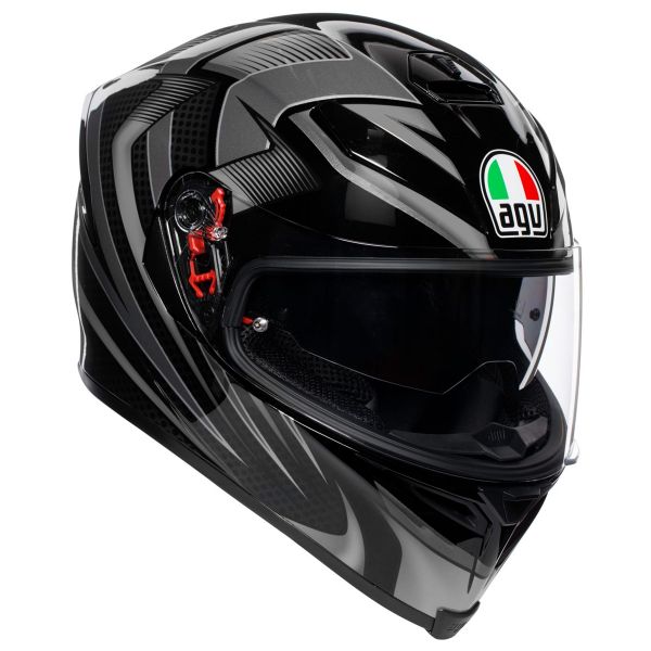 Integral AGV K-5 S Hurricane 2.0 Black Silver