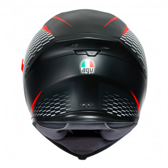 AGV K-5 S Thunder Matt Black White Red
