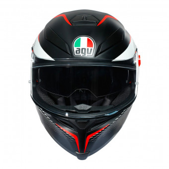 AGV K-5 S Thunder Matt Black White Red