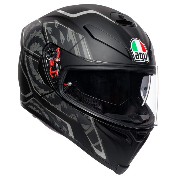 Integral AGV K-5 S Tornado Black Silver