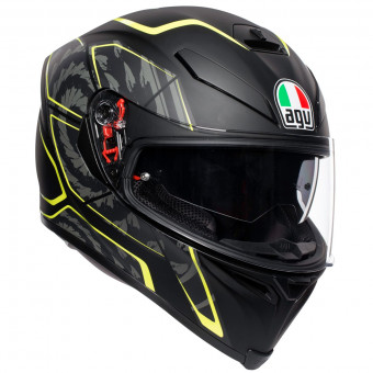 Integral AGV K-5 S Tornado Black Yellow Neon
