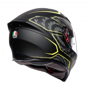 AGV K-5 S Tornado Black Yellow Neon