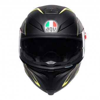 AGV K-5 S Tornado Black Yellow Neon