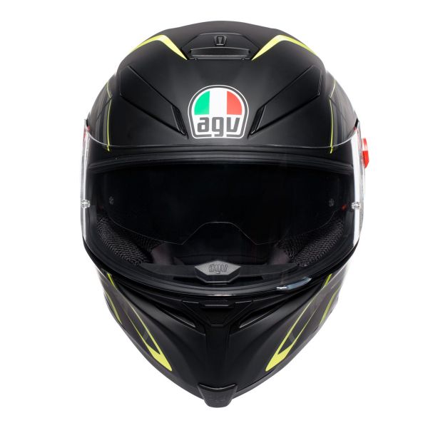 AGV K-5 S Tornado Black Yellow Neon