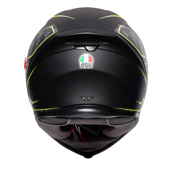 AGV K-5 S Tornado Black Yellow Neon