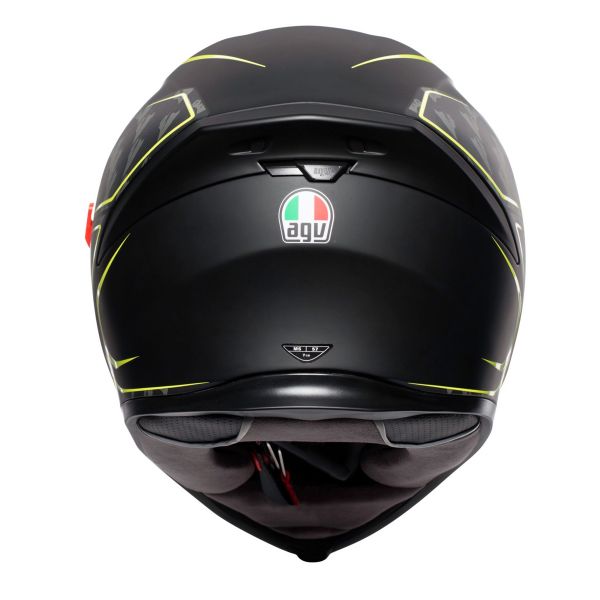 AGV K-5 S Tornado Black Yellow Neon