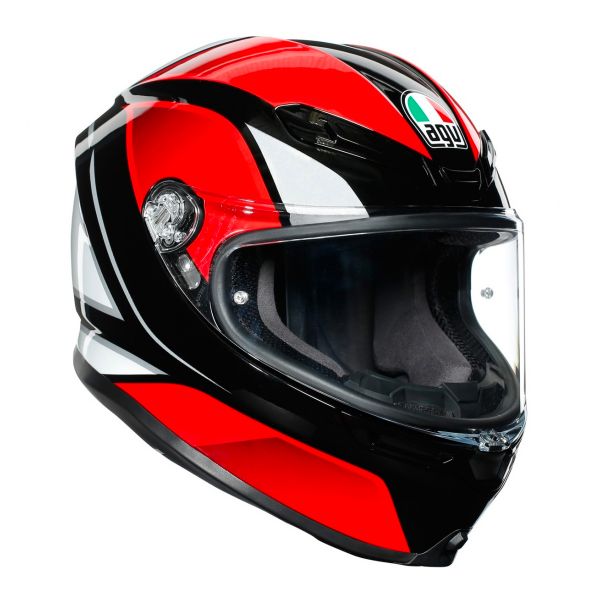 Integral AGV K-6 Hyphen Black Red White