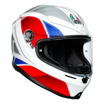 Integral AGV K-6 Hyphen White Red Blue