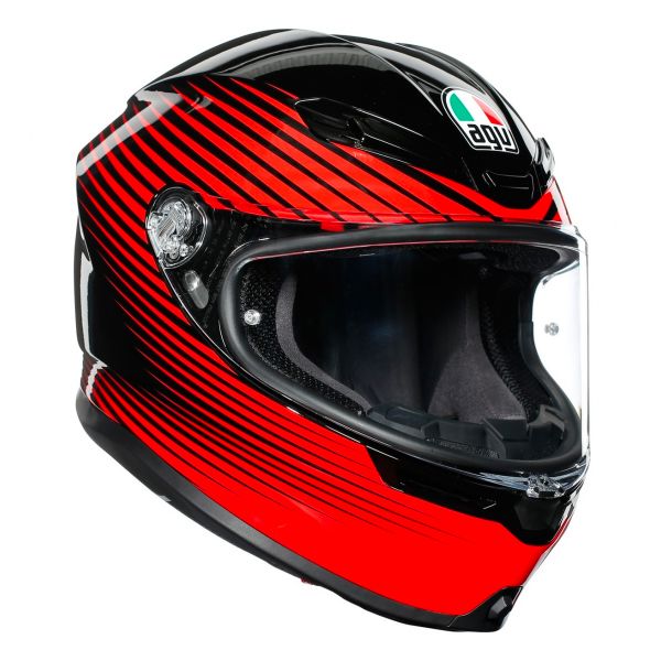 Integral AGV K-6 Rush Black Red