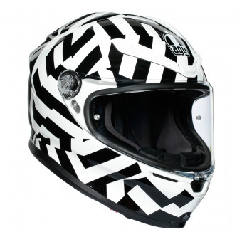 Integral AGV K-6 Secret Black White