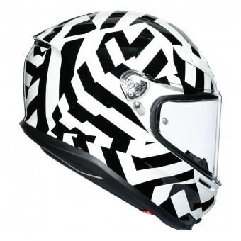 AGV K-6 Secret Black White
