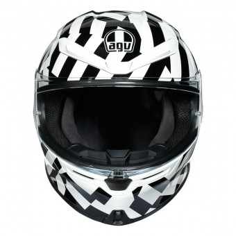 AGV K-6 Secret Black White