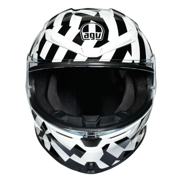 AGV K-6 Secret Black White