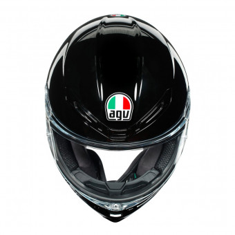 AGV K-6 Solid Black