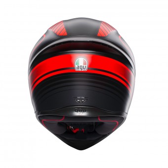 AGV K1 Warmup Black Matt Red