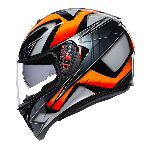 AGV K3 SV Liquefy Black Orange