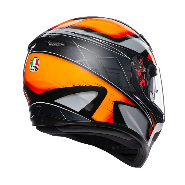 AGV K3 SV Liquefy Black Orange