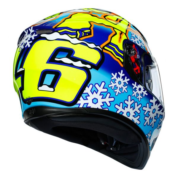 セキュリティ・セーフティ AGV K-3 SV ROSSI WINTER TEST 2016 Motorradhelm AGV K3 SV Rossi Winter Test 2016 auf Lager