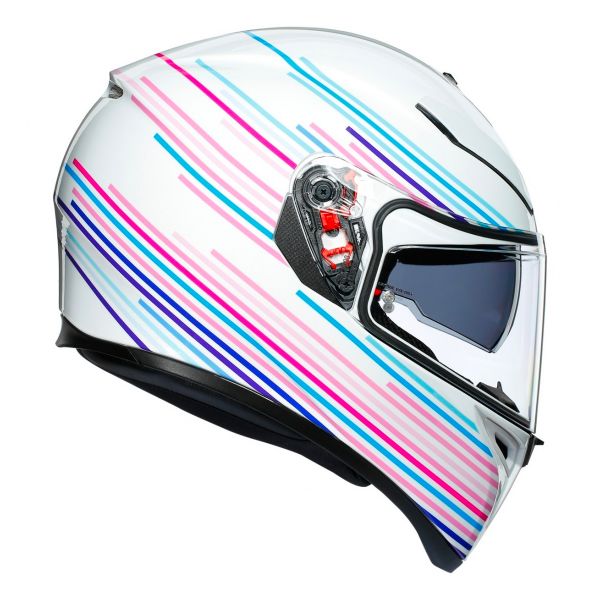 AGV K3 SV Sakura Pearl White Purple