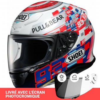 Integral Shoei NXR Marquez Power Up TC1 + Photocromic Visor