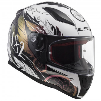 Integral LS2 Rapid Boho White Black Pink FF353