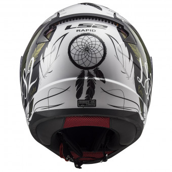 LS2 Rapid Boho White Black Pink FF353